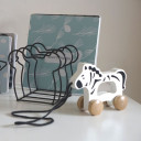 Bear metal stand for photo books